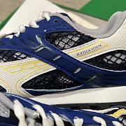 Okify Bottega Veneta Orbit Sneakers Dark Blue With Suede Toe - 6