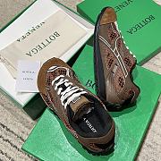 Okify Bottega Veneta Orbit Sneakers Pink With Suede Toe - 5