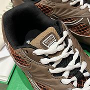 Okify Bottega Veneta Orbit Sneakers Pink With Suede Toe - 4