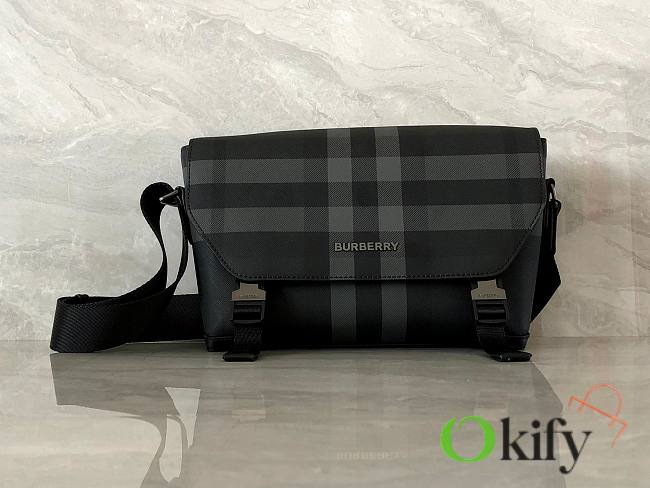 Okify Burberry Wright Bag Black 29x25x18x8cm - 1