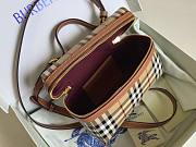 Okify Burberry Check Vanity Bag 19.5x15x8cm - 4