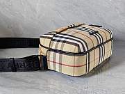 Okify Burberry Paddy Check Bag 22.5x6.5x16cm - 4