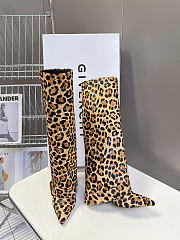 Okify Balmain Anthem High Boots Leopard 10.5cm - 2