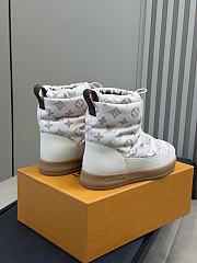 Okify Louis Vuitton Cloud Ankle Snow Boots Beige 1AISHT - 5