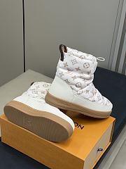 Okify Louis Vuitton Cloud Ankle Snow Boots Beige 1AISHT - 6
