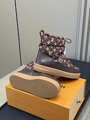 Okify Louis Vuitton Cloud Ankle Snow Boots Brown 1AIVG3 - 4