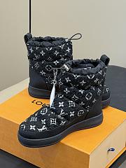 Okify Louis Vuitton Cloud Ankle Snow Boots Black 1AIVAI - 5