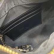 Okify Gucci Marmont Half Moon Bag Black 21.5x11x5cm - 2