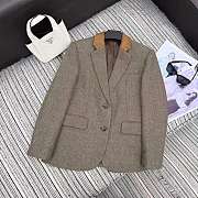 Okify Prada Brown Vest Jacket  - 1