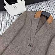 Okify Prada Brown Vest Jacket  - 4