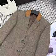 Okify Prada Brown Vest Jacket  - 3
