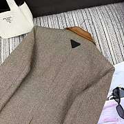 Okify Prada Brown Vest Jacket  - 2