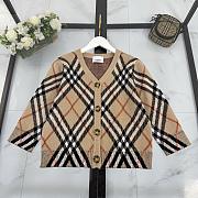 Okify Burberry Check Cardigan For Kids  - 1