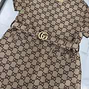 Okify Gucci Brown Dress For Kids - 2