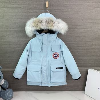 Okify Canada Goose Kid Down Jacket Blue