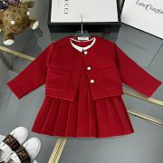 Okify CC Set Of Kid Dress And Jacket Red - 6