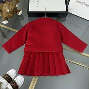 Okify CC Set Of Kid Dress And Jacket Red - 4