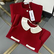 Okify CC Set Of Kid Dress And Jacket Red - 2