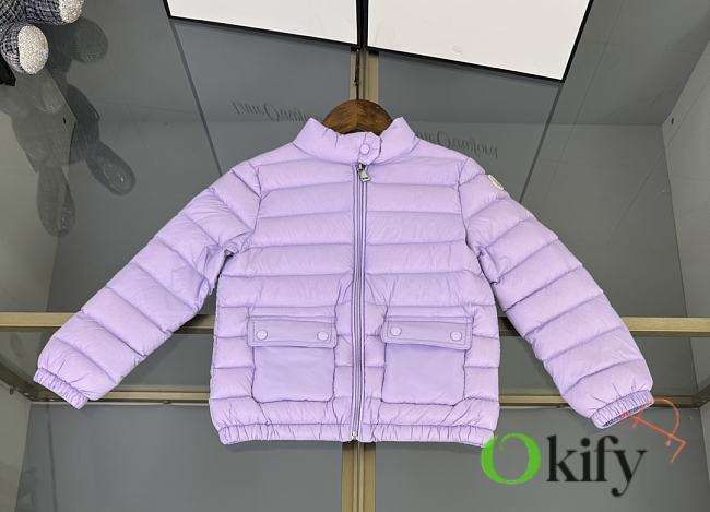 Okify Moncler Kid Down Jacket Purple - 1