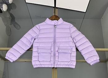 Okify Moncler Kid Down Jacket Purple