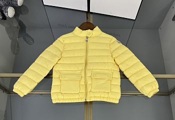 Okify Moncler Kid Down Jacket Yellow