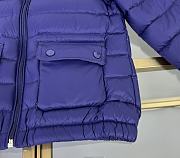 Okify Moncler Kid Down Jacket Dark Blue - 4