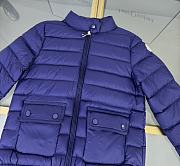 Okify Moncler Kid Down Jacket Dark Blue - 2