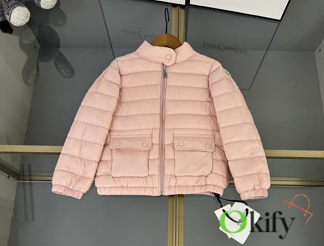 Okify Moncler Kid Down Jacket Pink - 1
