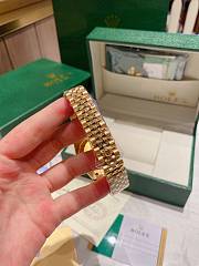 Okify Rolex Datejust Women Watch Gold 26751 - 4