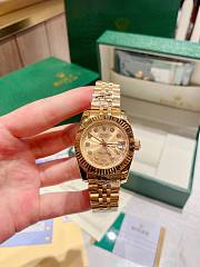 Okify Rolex Datejust Women Watch Gold 26751 - 1