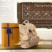 Okify Louis Vuitton Montsouris PM Backpack Meowgram Canvas M15135 30x28x18cm - 4