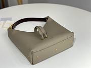 Okify Chloe Small Marcie Hobo Bag Gray 28x21x10cm - 2