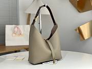 Okify Chloe Small Marcie Hobo Bag Gray 28x21x10cm - 4