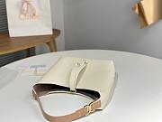 Okify Chloe Small Marcie Hobo Bag White 28x21x10cm - 6