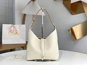 Okify Chloe Small Marcie Hobo Bag White 28x21x10cm - 1