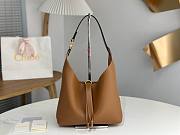 Okify Chloe Small Marcie Hobo Bag Brown 28x21x10cm - 1