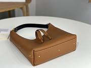 Okify Chloe Small Marcie Hobo Bag Brown 28x21x10cm - 5