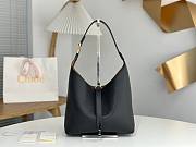 Okify Chloe Small Marcie Hobo Bag Black 28x21x10cm - 1