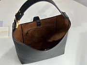 Okify Chloe Small Marcie Hobo Bag Black 28x21x10cm - 5