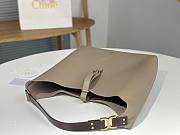 Okify Chloe Large Marcie Hobo Bag Gray 36x29x10cm - 5