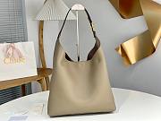 Okify Chloe Large Marcie Hobo Bag Gray 36x29x10cm - 2