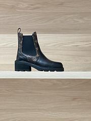 Okify Louis Vuitton Beaubourg Chelsea Monogram Ankle Boots 1AIEJ9 - 5