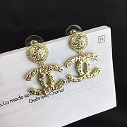 Okify CC Gold Stud Earrings 26775 - 1