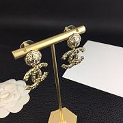 Okify CC Gold Stud Earrings 26775 - 4