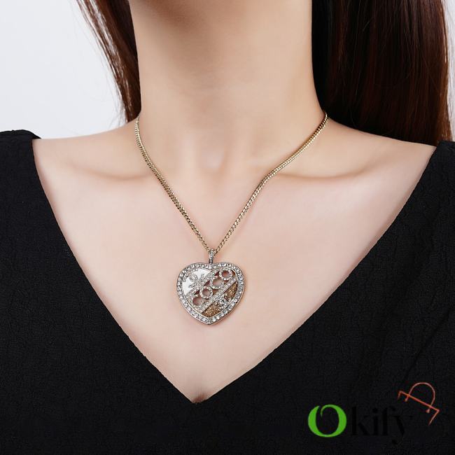 Okify CC Coco Heart Shape Necklace  - 1