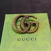 Okify Gucci Vintage Gold Brooch - 2