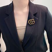 Okify Gucci Vintage Gold Brooch - 1