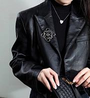 Okify Loewe Silver Brooch 26784 - 4