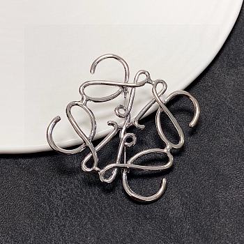 Okify Loewe Silver Brooch 26784
