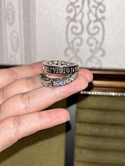 Okify Vivienne Westwood Set 2 Silver Rings - 5